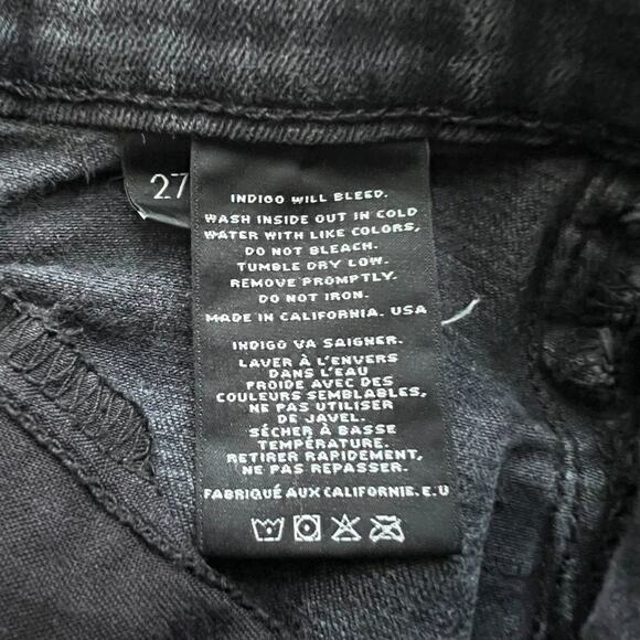 J Brand Grey Mid-Rise Skinny Leg Jeans, US27 - Picture 9 of 9